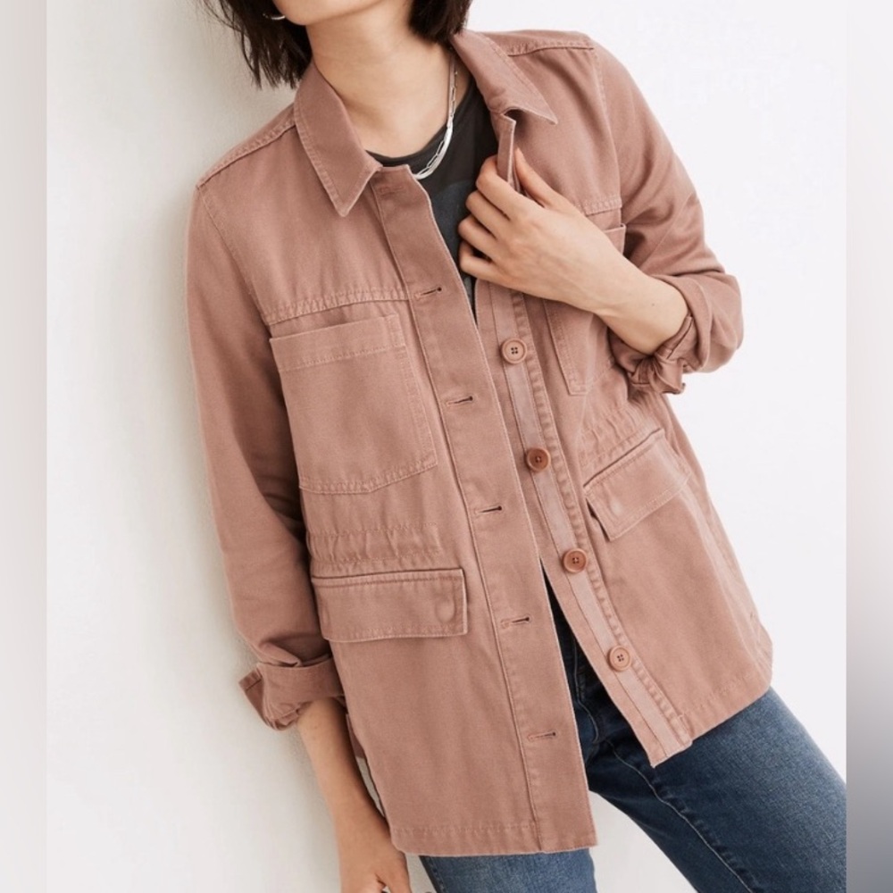 Madewell Mauve-Pink Utility Jacket